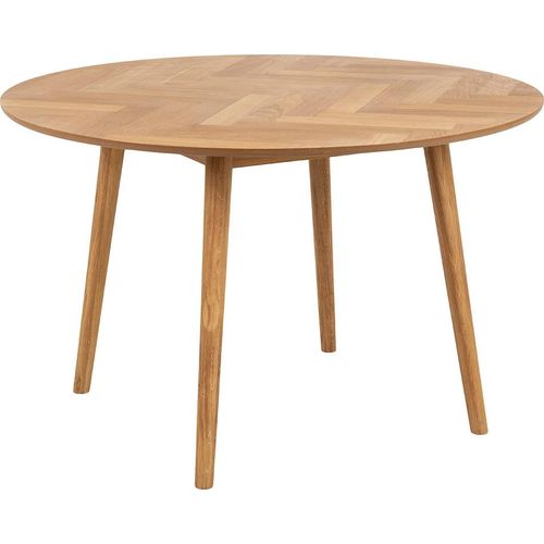 Smuk Esstisch Ø 120 cm Elain Eiche Fischgrät