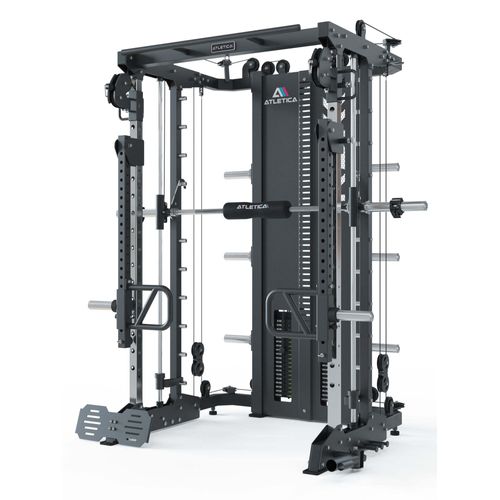 ATLETICA KSK Multipresse Set | MOVE | Set aus KSK Multipresse inkl. Anbauteile Jammer Arms und Leg Press | 2x90kg Weight Stack