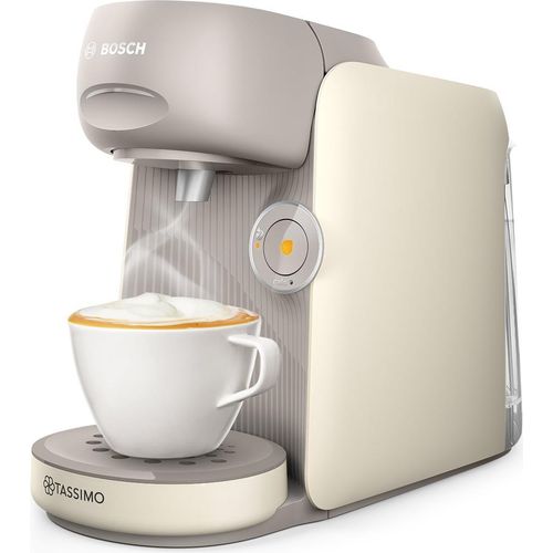 Bosch Tassimo Finesse Creme Kapsel Kaffeemaschine +128 Tassimo Kaffeekapseln