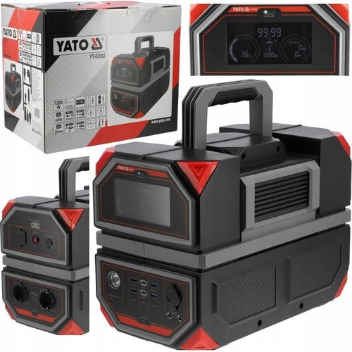 Powerstation, Stromspeicher, Energiespeicher 1200W, 917Wh, 230V USB-C