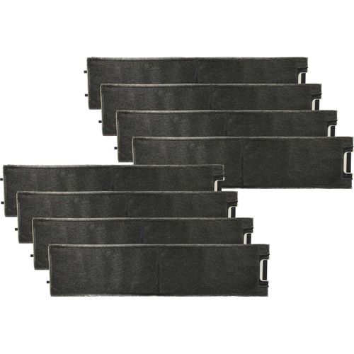 vhbw 8x Aktivkohlefilter Ersatz für Miele DKF 13-P für Dunstabzugshaube - 49 x 11,3 x 2,8 cm