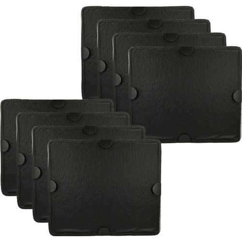 vhbw 8x Aktivkohlefilter kompatibel mit Miele PUR 98 W, Puristic, PUR 98 D, Puristic CA, Puristic Canto Dunstabzugshaube - 29 x 24,5 x 2 cm
