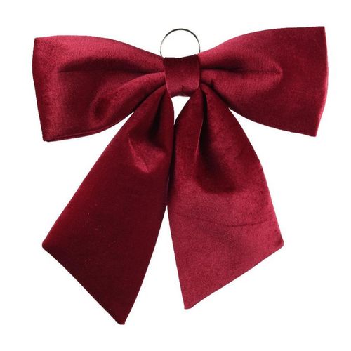 Dekoschleife , Weinrot , 3.00x72.00x66.00 cm , Dekoration, Weihnachtsdekoration