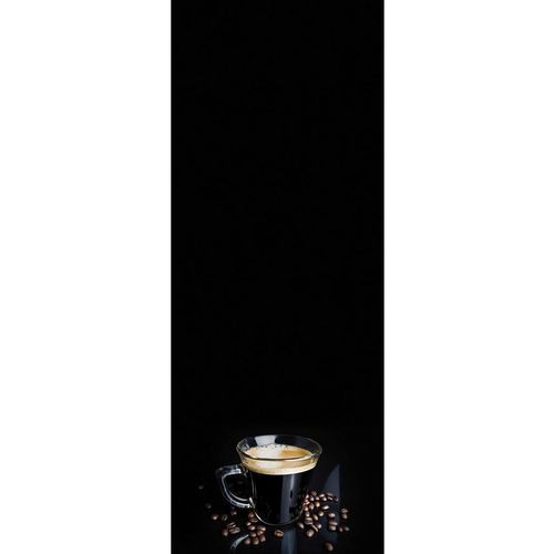 Euroart Magnettafel, Braun, Schwarz, Glas, 30x80x1.5 cm, abwischbar, nur für Starkmagnete, Dekoration, Magnettafeln & Pinnwände, Memoboards