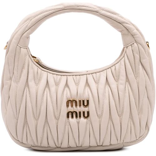 Miu Miu Hobo Bags - Mini Matelasse Nappa Wander Bag - Gr. unisize - in Braun - für Damen Image