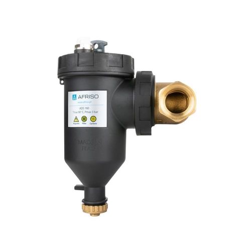Afriso | Magnetabscheider ADS 160 - G1'' - 500 µm - Hohe Effizienz - Schmutzschutz für Heizsysteme