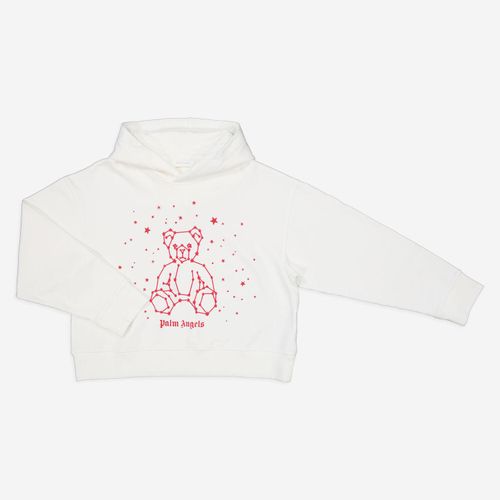 Weißer Box Fit Astro Bear Kapuzenpullover Image