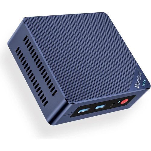 Mini-PC, Intel 12. Prozessor N100 (4C/4T, bis zu 3,4 GHz), 16G DDR4 500G PCIe SSD Mini-Computer W11 Pro, LAN 1000M/25W TDP/WiFi 6/BT5.2 für Zuhause
