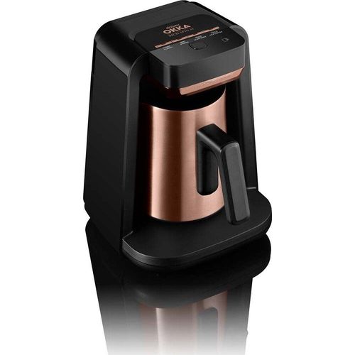 Arzum OKKA RICH SPIN M Türkische Kaffeemaschine, Kaffeekanne Edelstahl 700W Bronze