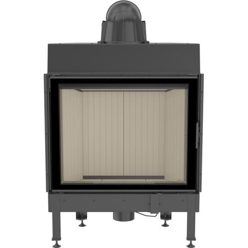 Kamineinsatz aus Stahl KRATKI NADIA 13 kW Ø 200 Doppelverglassung