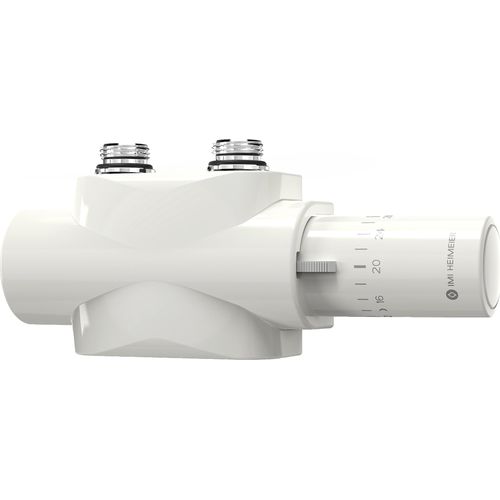 HEIMEIER Ventil Multilux 4-Eclipse-Set Halo, Autom. Durchflussregelung, weiß