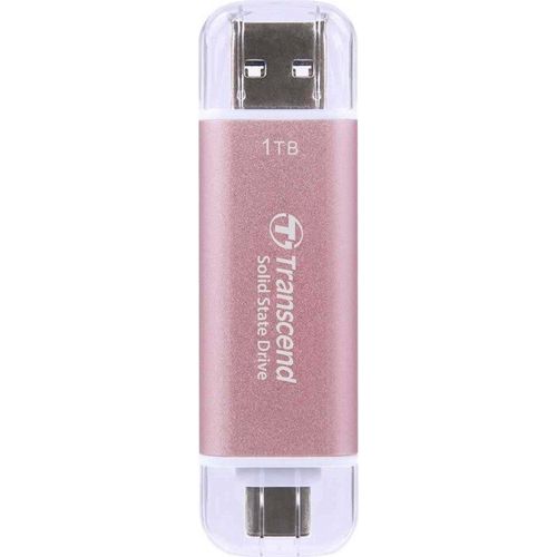 Transcend ESD310, 1 TB, USB Typ-A auf USB Typ-C, 3.2 Gen 2 (3.1 Gen 2), 10 Gbit/s, Passwortschutz, Pink