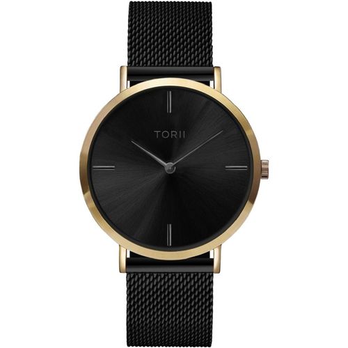 Armbanduhr Damen Herren TORII G38BM.BA schwarz klassisch Fashion