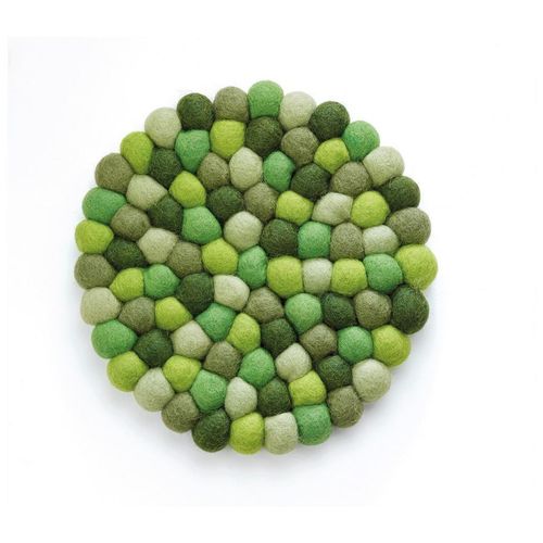 Cilio Topfuntersetzer Lana, Grün, Textil, rund, Wohntextilien, Tischwäsche, Untersetzer