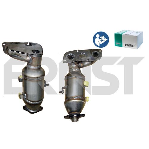ERNST Katalysator Set 758147 Krümmerkatalysator,Katalysator für PEUGEOT CITROËN TOYOTA 0342K3 0342K0 17140-0Q050