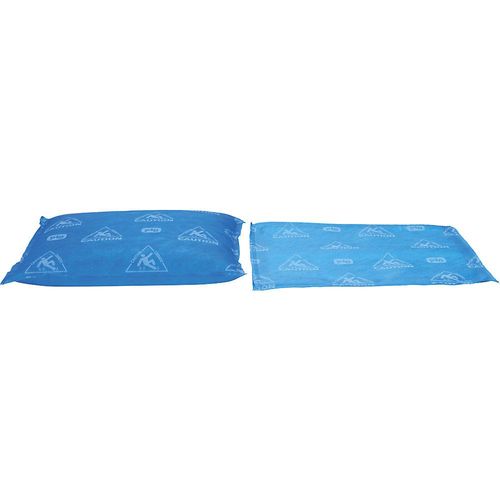 PIG Wasserabsorbierende Pads Absorb-&-Lock™, VE 10 Stück, LxB 360 x 360 mm, blau