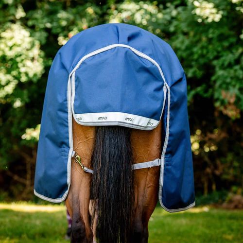 Horseware Amigo Bravo 12 Wug Turnout 250g Medium Storm Green / Aqua & Turquoise , Horseware Deckengröße:130 cm / 6´0