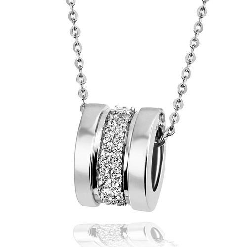 Silberkette GOLDMAID, weiß, Halsketten, Damen, Silber 925 (Sterlingsilber), Silberkette