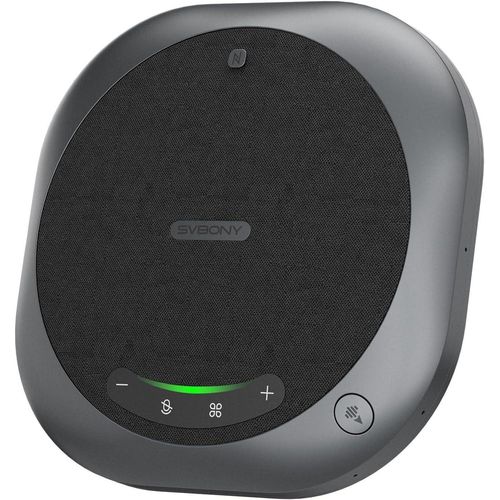 SVBONY SVHub Omni2P Mikrofon und Lautsprecher, Omnidirektionales Mikrofon, AI-Transkription mit Einem klick, 6 AI-Mikrofone, 360°-Sprachaufnahme