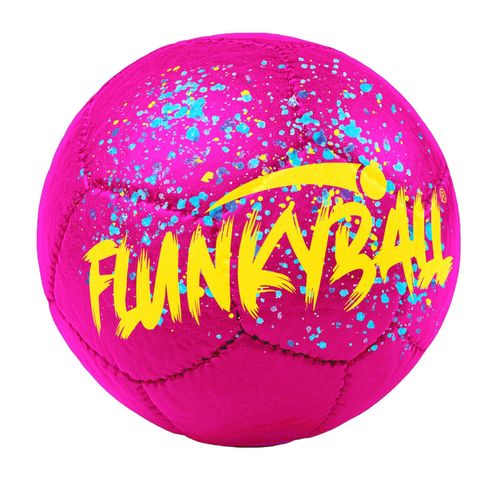 Flunkyball Ball 15cm pink gelb Outdoor Spielball Freizeit Spiel Zubehör Festival