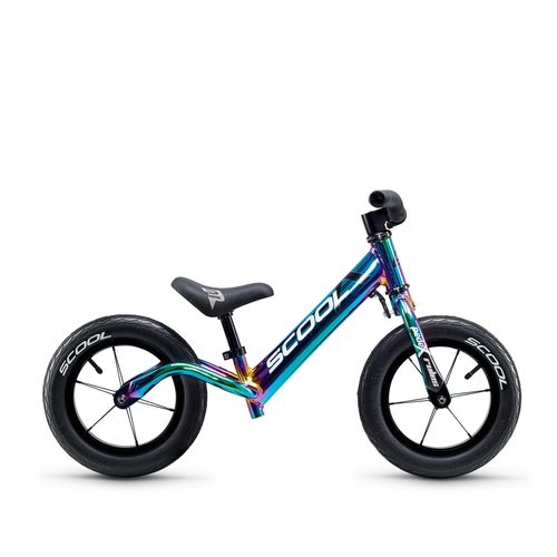 12 Zoll Laufrad, S’COOL pedeX Rainbow, ab ca. 80–95 cm, ab ca. 1–2 Jahre, Laufrad, Regenbogen