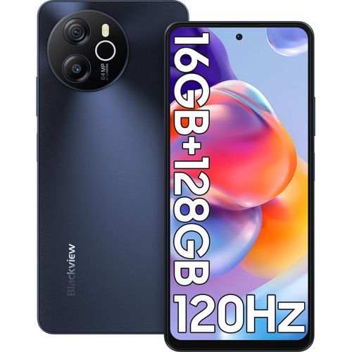 Blackview Shark 8 Smartphone Handy Ohne Vertrag 16GB+128GB 120Hz 2.4K 6.78" FHD+, Helio G99 Android 13 Handy Ohne Vertrag, 64MP+13MP Kamera, 5000mAh