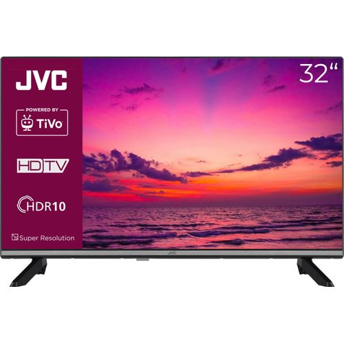 JVC Fernseher 32 Zoll Smart TV powered by TiVo HD-Ready, HDR TV mit Triple-Tuner, LED TV LT-32VH7555