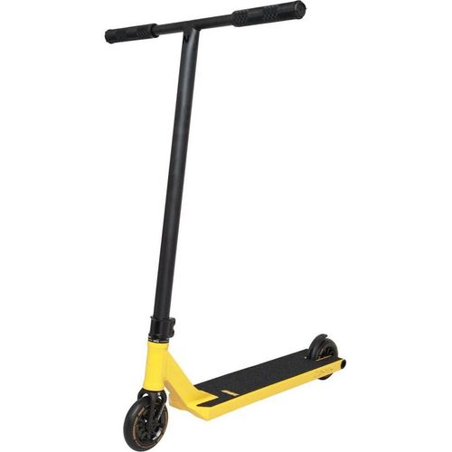 NKD IDC Stuntstep Schwarz/Gelb – Stabiler Parkstep mit 115 mm Rollen & HIC Kompression