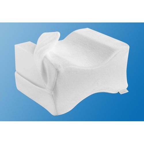 Kniekissen "Dormisette Protect & Care Kniekissen", weiß, B:26cm H:14cm L:20cm, Baumwolle, Polyester, DORMISETTE PROTECT & CARE, Kniekissen