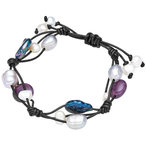Lederarmband VALERO PEARLS 