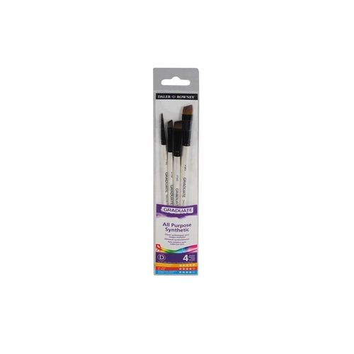 Daler-Rowney Graduate Synthetic Shader Set 4 pcs
