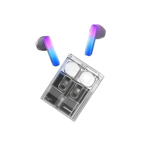 Joyroom TWS JR-TC1 IceLens Series wireless headphones with LED lights - black