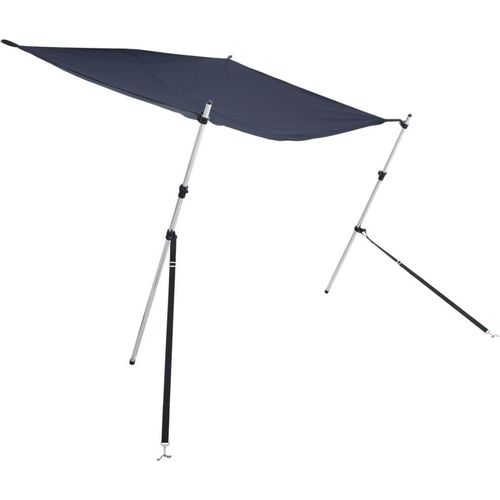 T-Top-Beschattungsverlängerung Blau 170x170x(115-183) cm