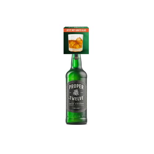Proper No.Twelve Whiskey Irish Whiskey mit Glas 40% Vol 100400337