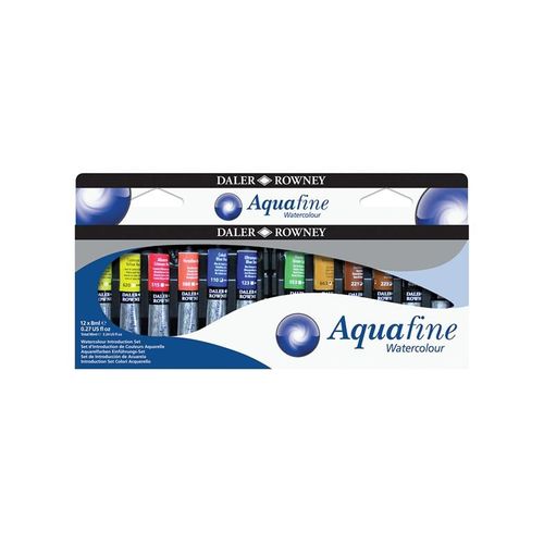 Daler-Rowney Aquafine Watercolour Introduction Set 12x8 ml