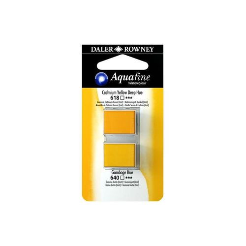 Daler-Rowney Aquafine HP Cad Yellow Deep Hue/Gamboage Hue