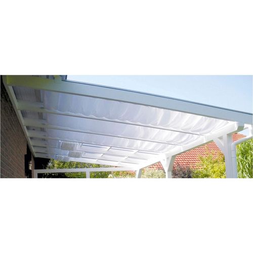 Sonnensegel SKANHOLZ, weiß, Polyester, Sonnensegel, für Breite 434 cm, Tiefe 239/250 cm