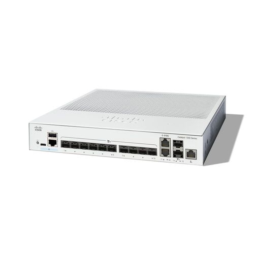 Cisco Catalyst 1300-12XS Managed Switch, 10 Ports 10G-SFP+, 2 x 10GE-SFP+ Kombi (C1300-12XS)