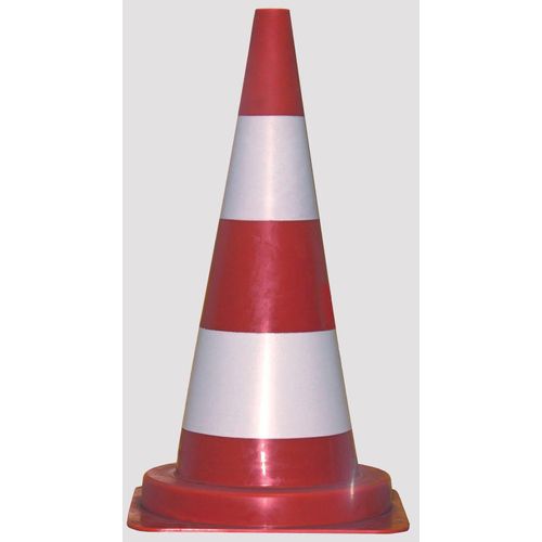 Pylon 75 cm rot, weiß