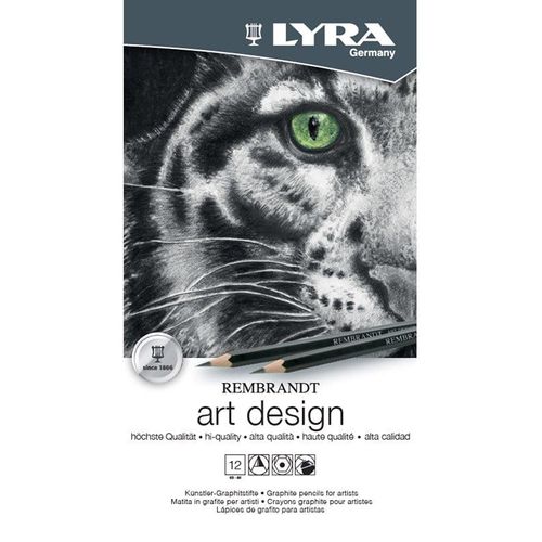 Lyra Rembrandt Art Design Tin box 12 pcs