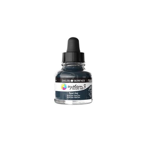 Daler-Rowney System3 Ink 29.5 ml Paynes Grey