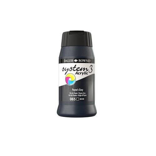 Daler-Rowney System3 500 ml Paynes Grey