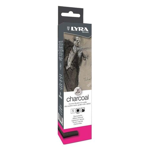 Lyra Charcoal Thick 7-9mm Box 5 pcs