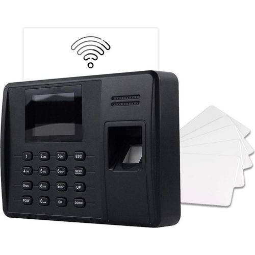 Zeiterfassungsgerät, WiFi, WEB, P2P TimeLok-200NWEPI + 15 HD-RWC01-Karten