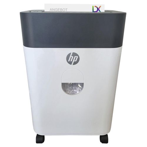 HP OneShred Auto 100CC Aktenvernichter mit Partikelschnitt bis 100 Blatt weiß