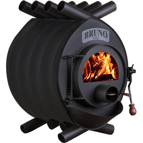 Bruno® Werkstattofen Pyro II schwarz 16 kW Stahl A