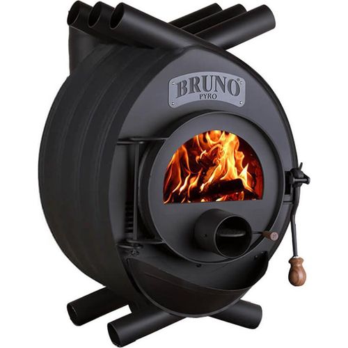 Bruno® Werkstattofen Pyro I schwarz 13 kW Stahl A
