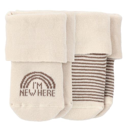 2 Paar Newborn Frottee-Socken Born 2026 Image