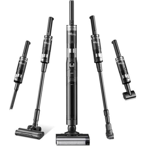 Akku-Staubsauger und Wischmopp 200 W – 25 Min. – 13,5 kPa – Schwarz