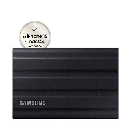Samsung T7 Shield 1TB - Schwarz für PC/Mac/Tablet